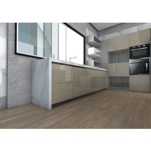 Panel RAUVISIO alto brillo, CUBANITE, medida 1300 x 2800mm, espesor 20mm.