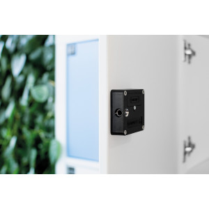 Cerradura electrónica CAPTURA para locker, acabado negro  