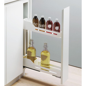 Extraíble botellero SNELLO, línea LIBELL para gabinete de 150 mm