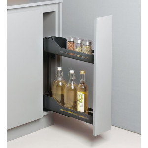 Extraíble botellero SNELLO, línea LIBELL para gabinete de 150 mm