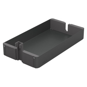 Kit 15 - Extraíble para cocina DISPENSA con 5 entrepaños K-LINE para mueble de 300 mm de ancho, acabado antracita