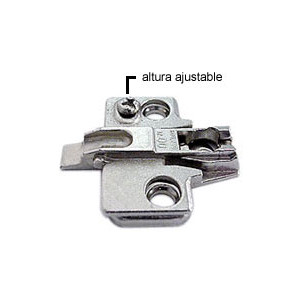 Placa de montaje para bisagra CLIP