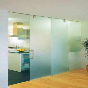 Sistema corredizo JUNIOR 80/GP para puerta de cristal