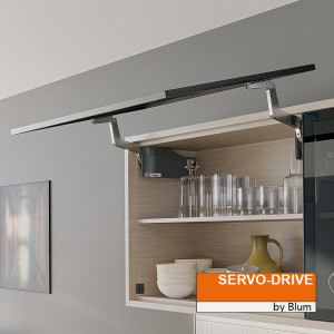 AVENTOS HS top SERVO-DRIVE | Sistema abatible para apertura de puerta de mueble con cierre suave