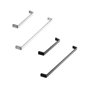 Jaladera SEAM, 170 mm. de longitud, centros a 160 mm. Material Aluminio, Acabado INOX