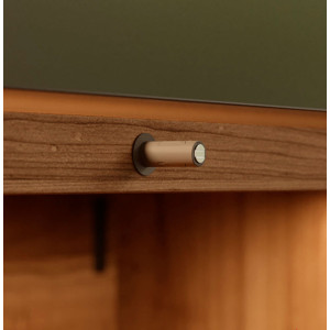 Sistema de apertura K-PUSH TECH para puerta gabinete, color gris 