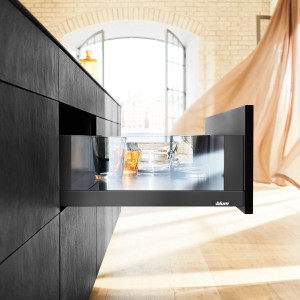 Cajón LEGRABOX free altura C, color negro carbón mate