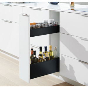 Botellero SPACE TWIN LEGRABOX, color negro terra mate