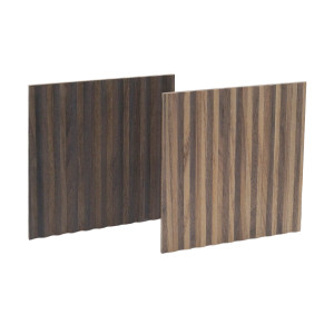 Muestra de laminado TUET acanalado de 100 x 100 mm