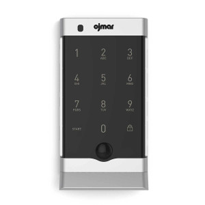 Cerradura electrónica OCS PRO para locker o mueble, acabado plata