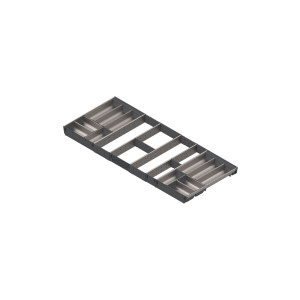 Organizador cubertero ORGA-LINE para cajón cubertero TANDEMBOX, con ancho de 1200 mm