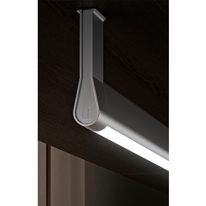 Perfil de aluminio para lámpara colgador GOCCIA, acabado anodizado | M12 