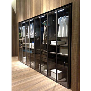 Perfil GLIX a medida para puerta de cristal