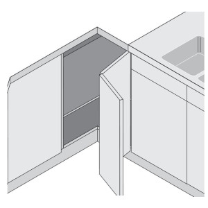 Bisagra CLIP top para puerta de 90°/60° de apertura, taquete Ø8 mm, montaje a presión