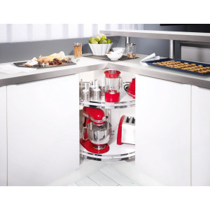 Giratorio para esquina REVO 90 para gabinete de cocina