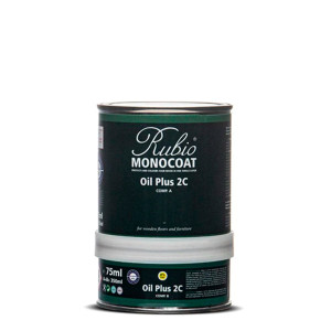 Aceite Rubio Monocoat OIL PLUS 2C (A+B) para superficies de madera, 350 ml