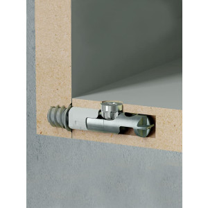 Sistema de unión TARGET J12 con tornillo M6 para conexión de paneles y armado de paneles