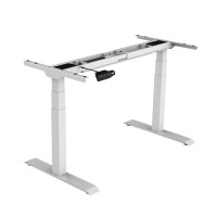 Escritorio elevable de altura ajustable color blanco