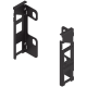 Brackets posteriores LEGRABOX, altura M, negro terra mate
