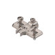 Placa de montaje en cruz para bisagra MODUL, altura 0mm, con taquete expansivo Ø5mm