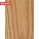 Chapa de madera natural de Encino Rojo con respaldo de papel