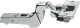 Bisagra CLIP top BLUMOTION 95° para puerta gruesa, insertada con muelle, taquete Ø8mm