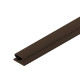 Sello perimetral con adhesivo para puertas de interiores, acabado rustic brown