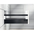 Cajón TANDEMBOX antaro con galería, altura C, color negro terra