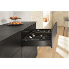 Cajón LEGRABOX pure altura M, color negro terra mate