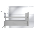 Cajón TANDEMBOX antaro con galería, altura C, color gris