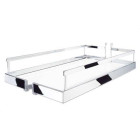 Kit 07 - Extraíble para cocina DISPENSA con 4 entrepaños STYLE, botes contenedores para mueble de 300 mm de ancho