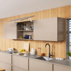 AVENTOS HS top | Sistema abatible para apertura de puerta de mueble con cierre suave