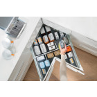 SPACE CORNER TANDEMBOX antaro sin SYNCROMOTION, altura M, color gris