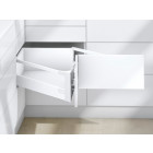 SPACE CORNER TANDEMBOX antaro con SYNCROMOTION, altura D, color blanco seda
