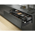 Cajón interno LEGRABOX pure altura M, color negro terra mate