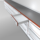 Cajón METABOX altura M, color gris