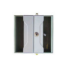 Cerradura y jaladera para locker con españoleta