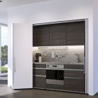 Sistema corredizo plegable FOLDING CONCEPTA 25 para 2 puertas de madera 