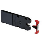 Cerradura oculta de combinación STEALTHLOCK para cajones o lockers, acabado negro