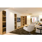 Sistema corredizo REGAL A 25 H FS de diseño frontal, para 1 puerta de madera