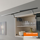 AVENTOS HS top SERVO-DRIVE | Sistema abatible para apertura de puerta de mueble con cierre suave