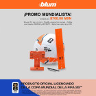 Kit de dos plantillas BLUM (Plantilla universal y Calibre MOVENTO TANDEM) con 2 brocas 6 y 2.5 mm de diámetro