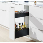 Botellero SPACE TWIN LEGRABOX, color negro terra mate