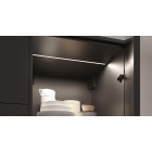 Colgador oculto LIBRA H11 para gabinetes bajos con taquetes premontados