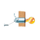 Cerraduras de montaje horizontal con pestillo expuesto para puerta o cajón de madera