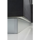Zoclo FUTURE para gabinetes de cocina, acabado inox satinado