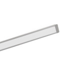 Perfil de aluminio MEG con difusor, acabado aluminio