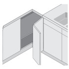 Bisagra CLIP top para puerta de 90°/60° de apertura, taquete Ø8 mm, montaje a presión