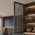 Perfil CONECTA para puerta con perfil de aluminio