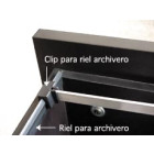 Riel y CLIP para cajón archivero